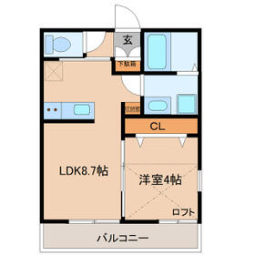 パーチェ成田の間取り