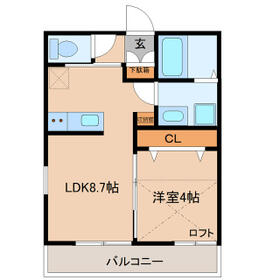 パーチェ成田の間取り