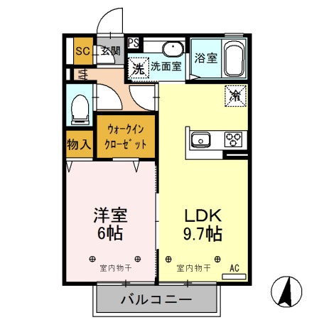 ルビアの間取り