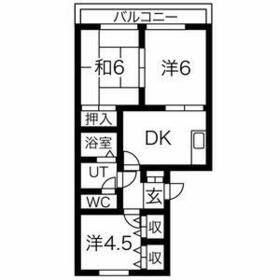 バロネス安東の間取り