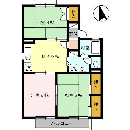 コモドハウスの間取り