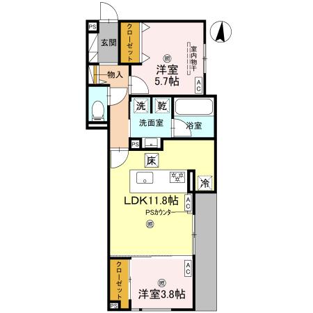2/13 間取