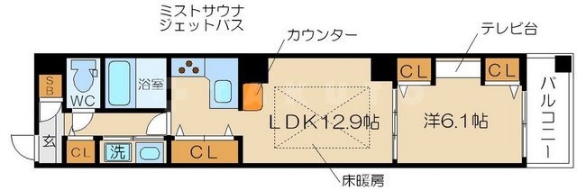 DAIKOKU ROUGEの間取り