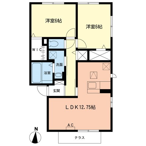 仁平Ａの間取り