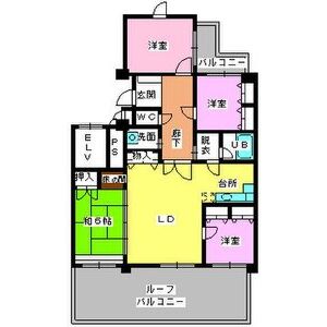 長丘コンドミニアムの間取り