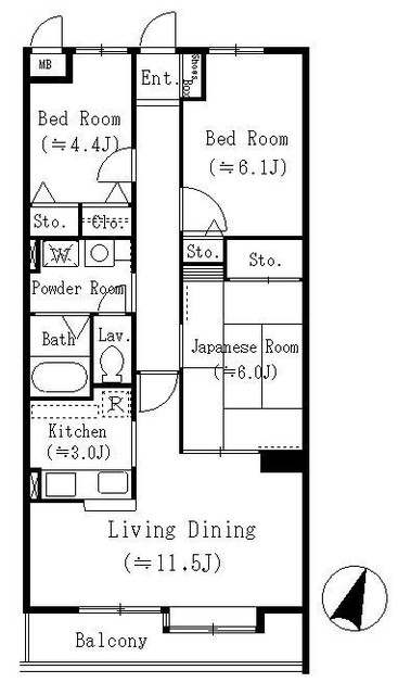 大貫ラガーランドの間取り