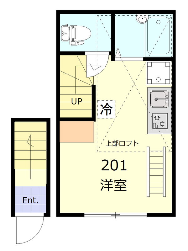ノイエスト蒲田の間取り