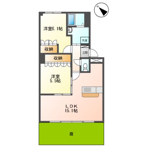 ル・ジャルダンの間取り