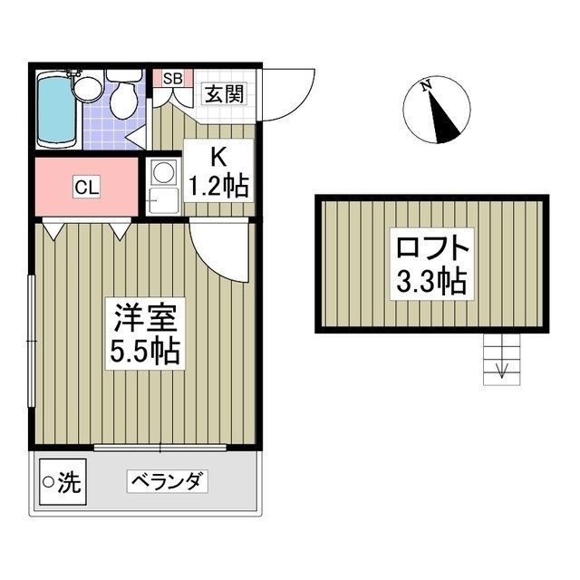 ブラウン第3の間取り