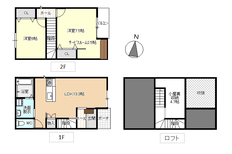 ラトレ並木の間取り