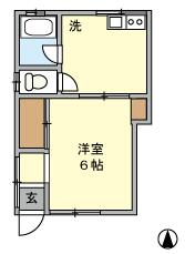 第5シンエイハイムの間取り