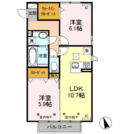 サウスシャトーの間取り