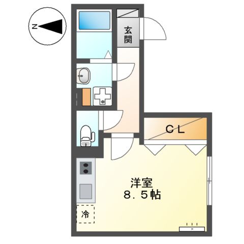 大田区大森西5丁目新築アパート(仮の間取り