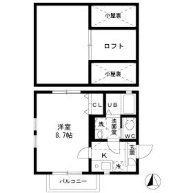 ビアンカ東金町D棟の間取り