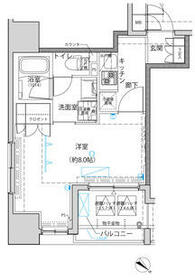 クレイシア日本橋水天宮前の間取り