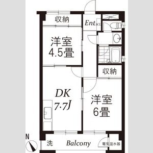 メィゾン昌明の間取り