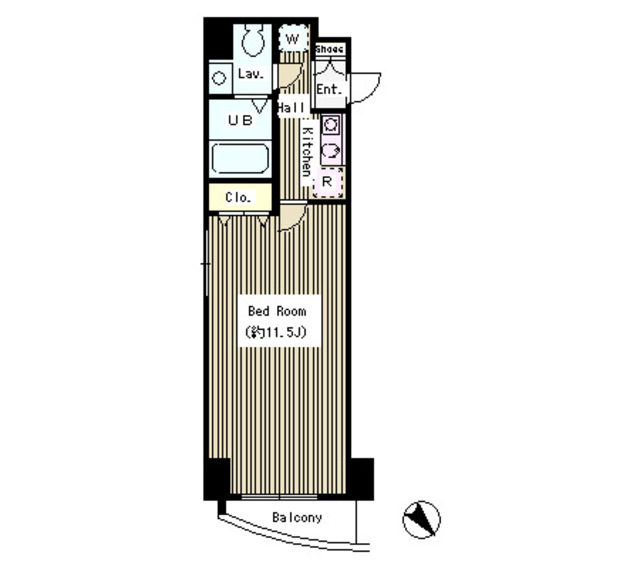 エスペラル池袋の間取り