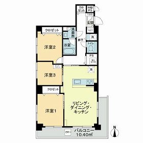マンション東陽 の間取り