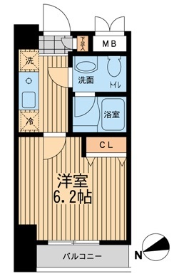 ライブコート大鳥居の間取り