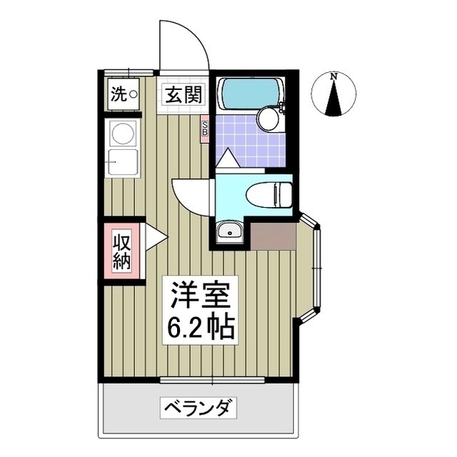 コーポ北欧の間取り
