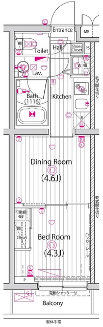 ガーラ・ヴィスタ新板橋の間取り