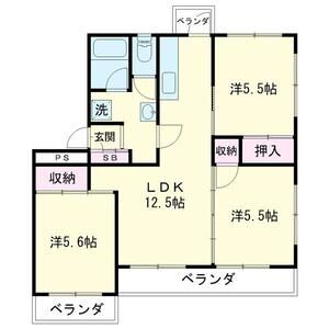 サンハイツ高井の間取り