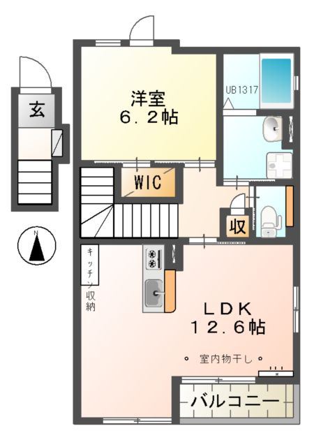 Felice(フェリーチェ)の間取り