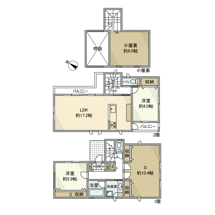 南久が原戸建の間取り