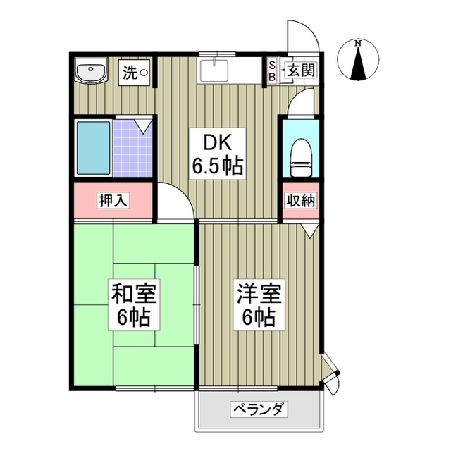 コンフォーレハイムパープルの間取り