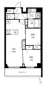 アーバンパーク船堀Ⅱの間取り