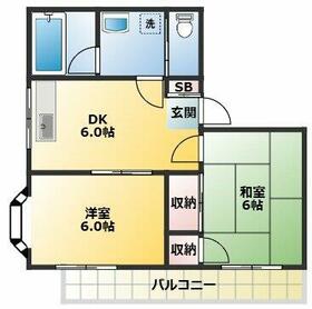 マンション萬貴(マキ)の間取り