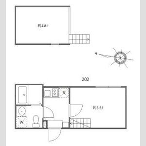 ハーモニーテラス青井ⅩⅢの間取り