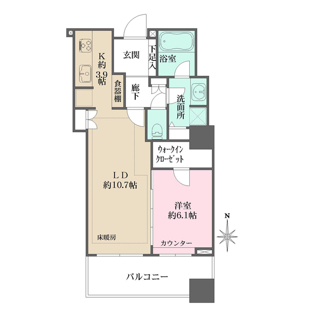 東京パークタワーの間取り