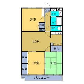 パークヒルズⅡの間取り