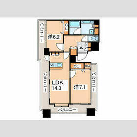シルエタワーヨコハマ(1606)の間取り