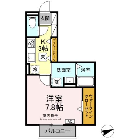 セレスティア黒野の間取り