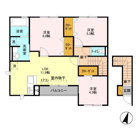 なんてんの郷 Ⅱの間取り