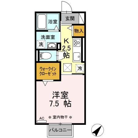 D-chambre Sの間取り