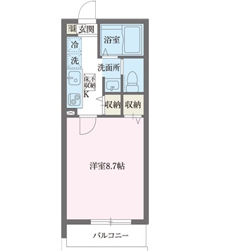 エルスタンザ赤羽の間取り