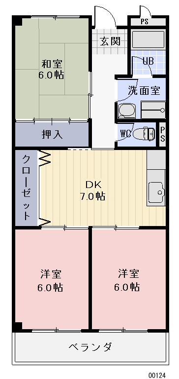 ファミリーハウス 北之門の間取り
