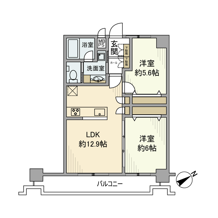 ダイアパレス新板橋の間取り