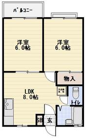 メゾンドベルエⅡの間取り