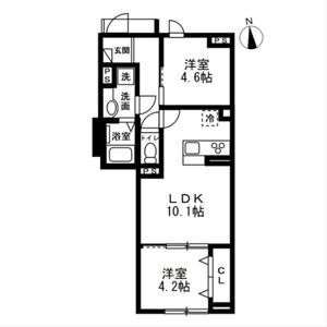 (仮)中野区野方2丁目新築の間取り