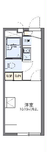 レオパレス若葉の間取り