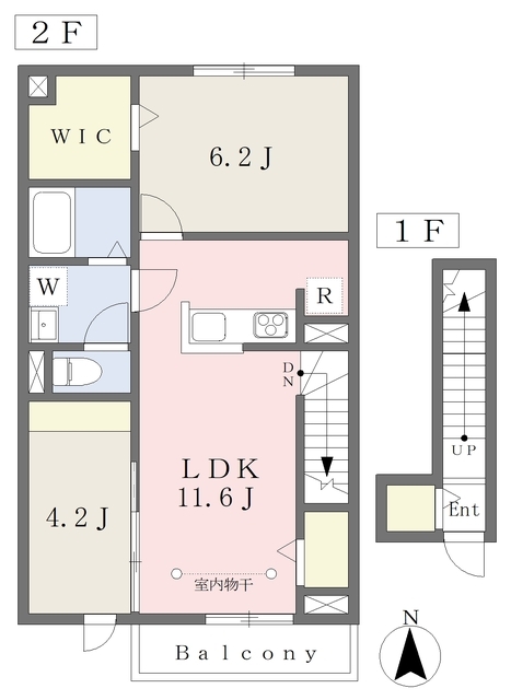 (仮)文京町長屋分譲プロジェクト新築工事の間取り