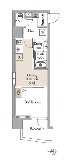 グランカーサ住吉Ⅲの間取り