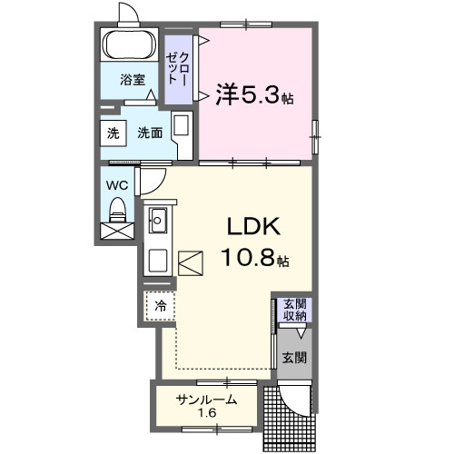 ベル リュミエールの間取り