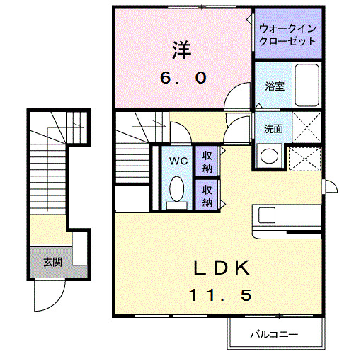 プラシードの間取り