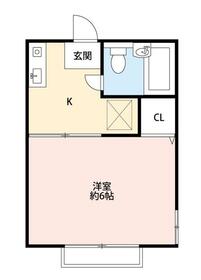 シティハイムサンフラワーの間取り