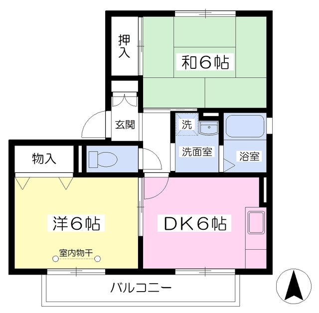 ハイツ・ヴィオラの間取り